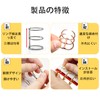 Loose-Leaf Binder Rings, 3 Holes, 0.8 inch (20 mm) Hole