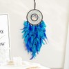 Dreamlike Double Blue Tree of Life Dream Catcher Wall Decor