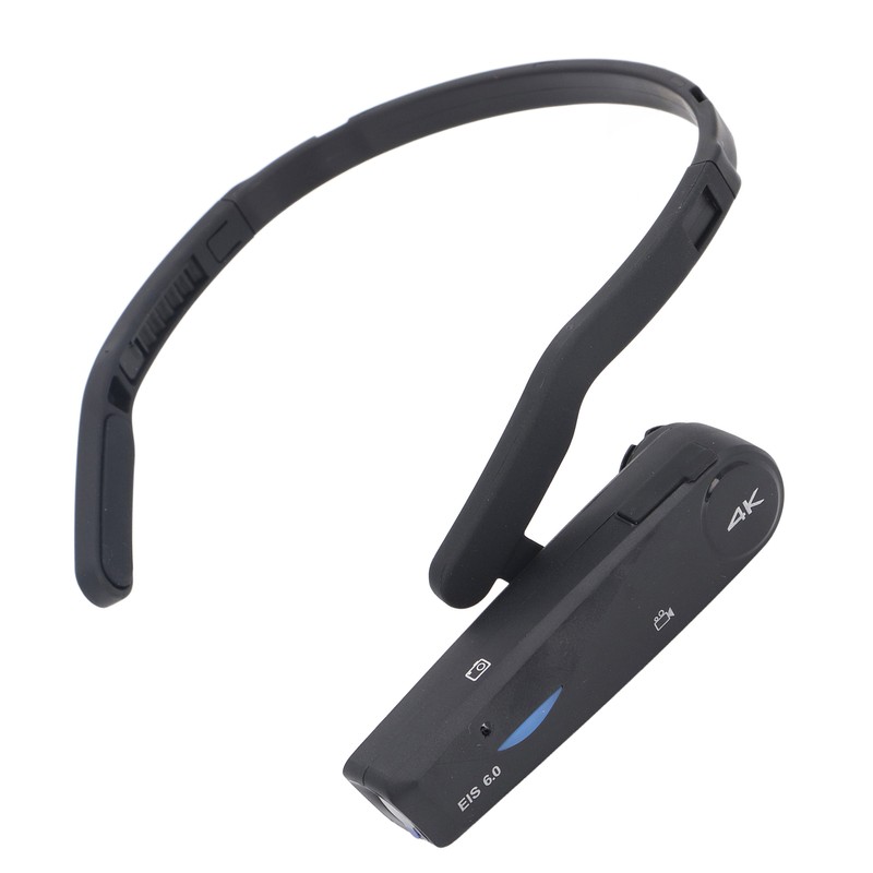 EP6 PLUS 4K Head Mounted Camera Wearable Video Camera 30FPS