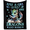 Homieblanket Dragon Blanket for Women Men, Cute Dragon Themed Design