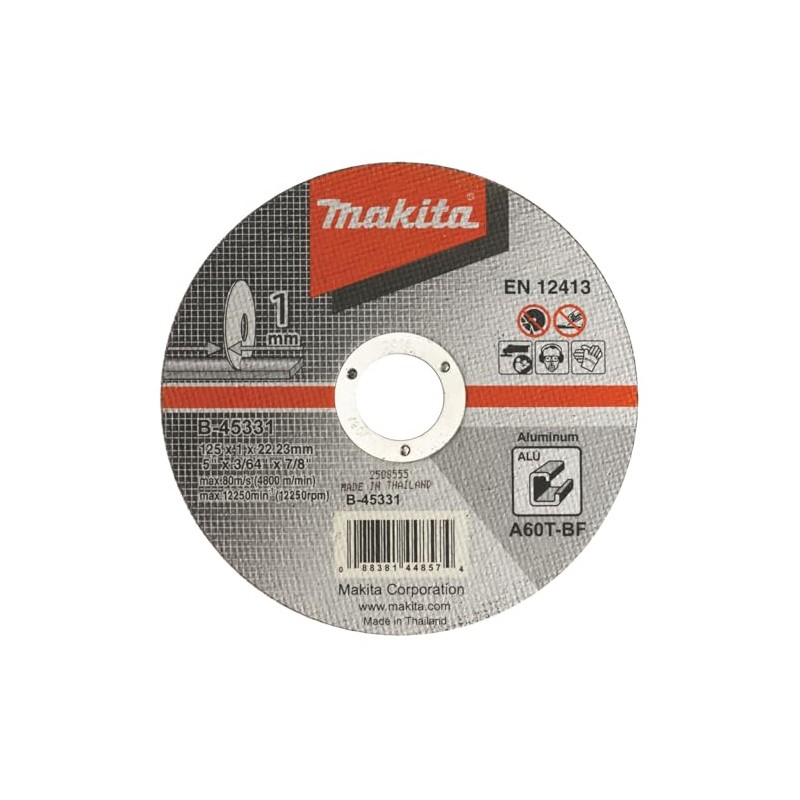 Makita B-45331 Cutting Disc Aluminium 125 x 1.0 mm Thin