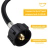Azdele Azdele Propane Refill Adapter for 1 lb. tanks,3FT Propane