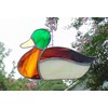 Handmade Mallard Duck Stained Glass Window Decor Ornament
