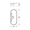 Grohe Vitalio Universel pour Barre de Douche, 1 Pièce, 27725000