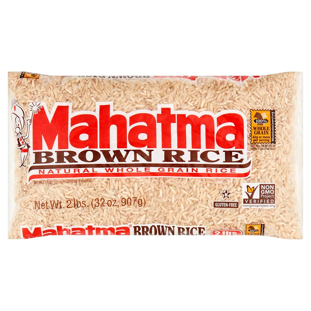 Mahatma Brown Rice, 32.0 OZ Natural Whole Grain, Gluten Free, Non GMO