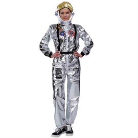 SEA HARE Astronaut Jumpsuit Costume for Adults (Women with Hat)