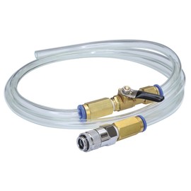 Mityvac MVA7210 ATF Refill or Top-Off Hose Adapter Kit for Sealed Transmission, Includes 5' Hose Assembly, Clear Tubing, Brass Ball Valve, Quick-Change Coupler, 15 Foreign and Domestic Adapters