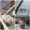 vsshe 6 Pcs Aluminum Gutter Guards, Metal Gutter Downspout Guard
