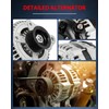 cciyu Alternator fit for Dodge for Dakota Laramie 3.7L 2009-2010,11276