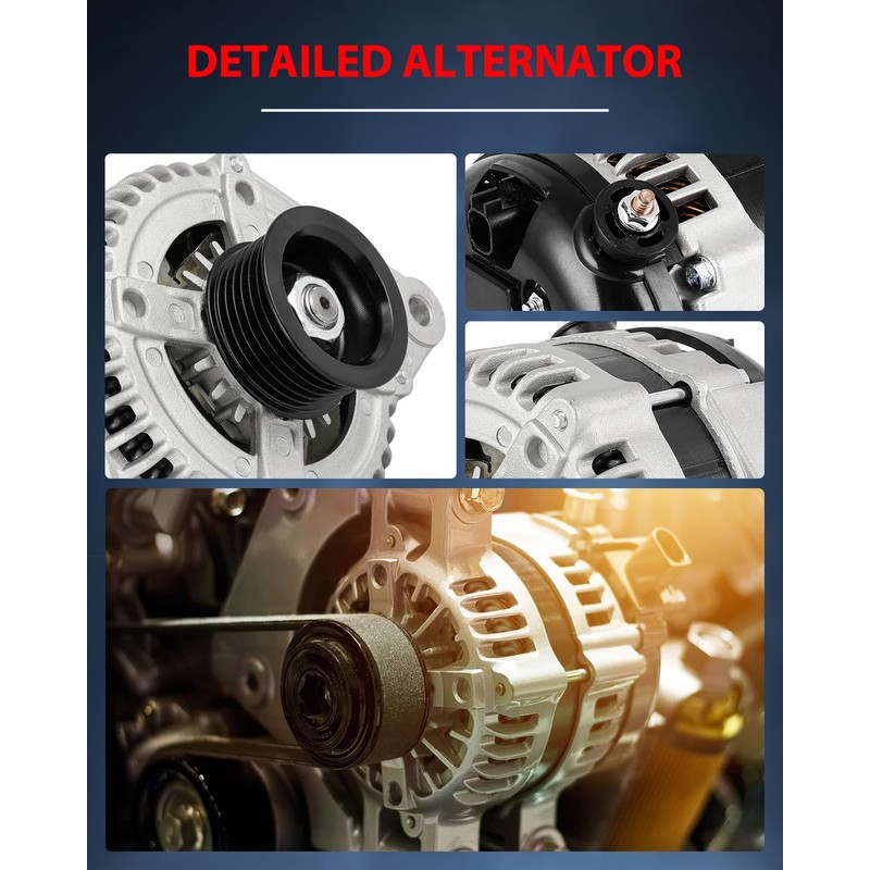 cciyu Alternator fit for Dodge for Dakota Laramie 3.7L 2009-2010,11276