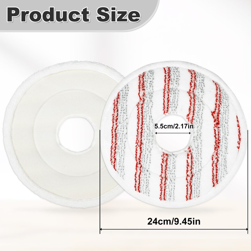 Spin Mop Heads Mop Head Replacement Compatible with Vileda Spin