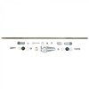 SLICK=SHIFT Adjustable GM Transmisson Column Shift Linkage Kit For TH350