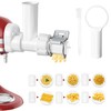 6 IN 1 Gourmet Pasta Attachment for KitchenAid Stand Mixer,