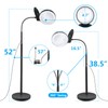 Magnifying Glass with Light and Stand 10X 20X, 36 LED