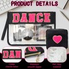 SUILU 2 Pcs Dance Recital Gifts Cosmetic Makeup Bag with