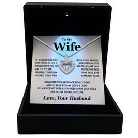 TRYNDI Necklace for Wife - Anniversary Birthday Gift, Zinc, Adjustable Length, No Gemstone