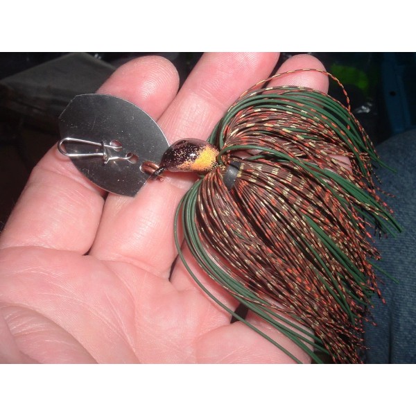Custom Made Multi-Color Pulsating Living Rubber Bladed Swim Jig Lot
