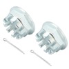 M MATI 2 Pcs Front Axle Nuts with Pins for