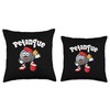 Petanque french boule balls set bocce player Throw Pillow