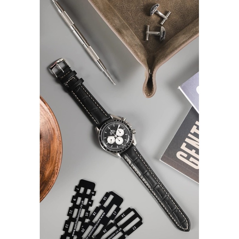 [モレラート]MORELLATO 時計バンド PLUS プラス 20mm ブラック 牛革型押し U3252 480 019