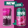 Zevia Zero Sugar Soda, Black Cherry, 16 oz Cans (12-Pack)