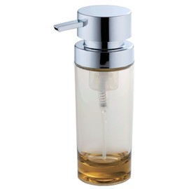 Sato Metal Kogyo Soap and Shampoo Dispenser Amber, Approx. 3.5 x 2.5 x 7.1 inches (8.9 x 6.3