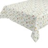 Classic Floral Oilcloth Tablecloth, Wipe Clean, Garden Tablecloth, Round, Oval,