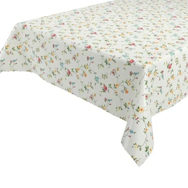 Classic Floral Oilcloth Tablecloth, Wipe Clean, Garden Tablecloth, Round, Oval, Square, Choice of Sizes (Square 140 x 200 cm)