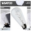 Satco S11527 LED Bulb, 6W (40W Eq), ST19 Vintage Style,