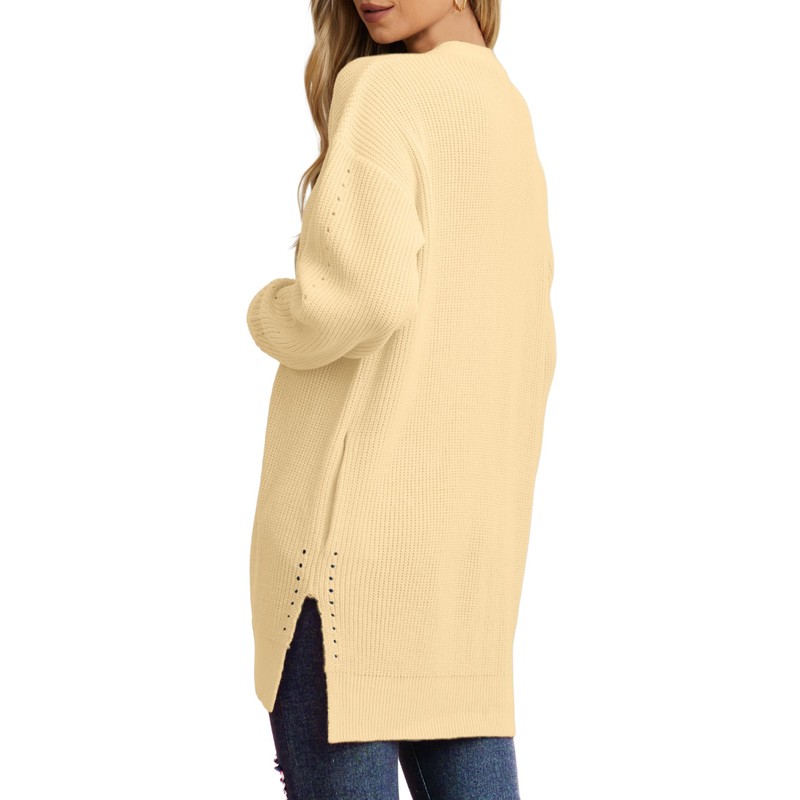 PrinStory Cardigans for Women Long Plus Size Cardigan Open Front