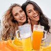 Glass Cup with handle - 24oz Tumbler glass cup with