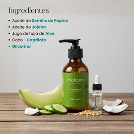 Mokkan Locion para Manos Melon Pepino Hidratante Aceites Naturales 100ml