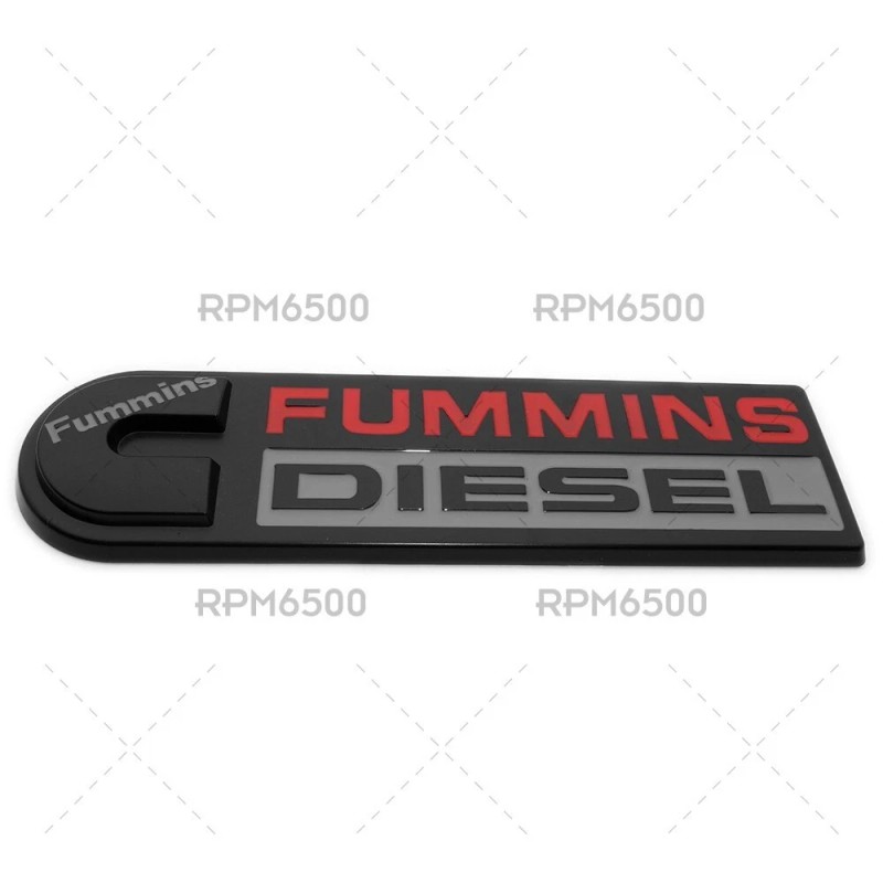 RPM6500 CUMMINS FUMMINS DIESEL FENDER DOOR LIFTGATE BADGE NAMEPLATE EMBLEM