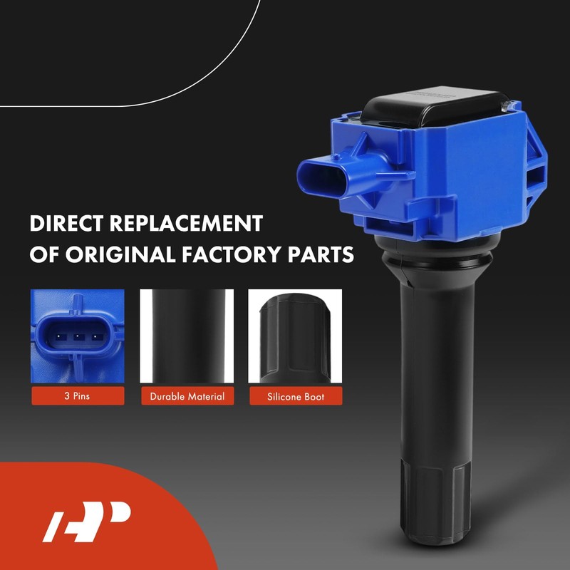 A-Premium (Blue) Set of 8 Ignition Coil Pack and Iridium