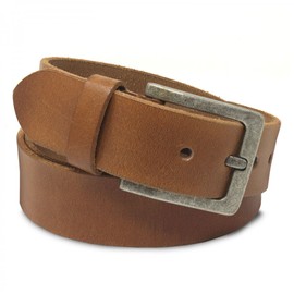 ROYALZ Antique Vintage Leather Belt for Men Buffalo Leather Made of Robust 4 mm Full Leather Jeans Men's Belt with Pin Buckle 38 mm, brown