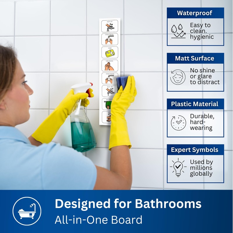 Autism Washing Hands Visual Aid –Independent Hand Washing for Kids