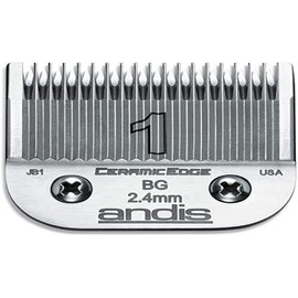 Andis 64465 CeramicEdge Carbon-Infused Detachable Clipper Blade, Size 1, 3/32-Inch Cut Length
