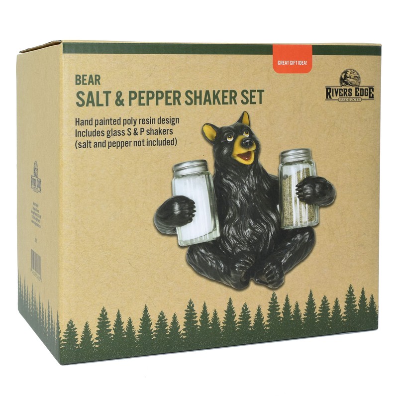 Rivers Edge Products Rivers Edge Products Bear Glass Salt and