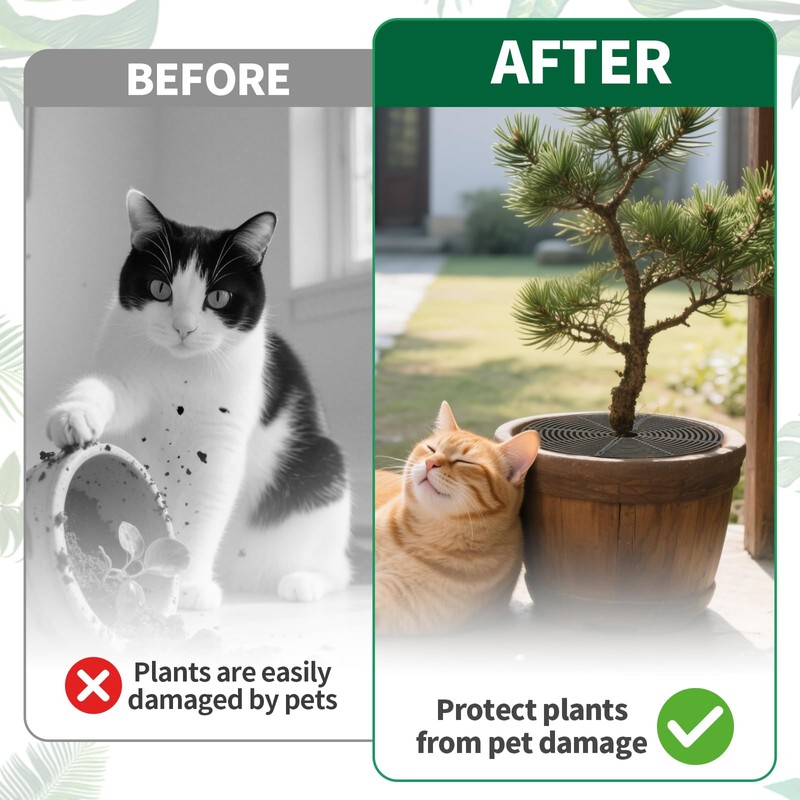 Qiuruoo 3 Pcs Plant Pot Cover, Plant Covers from Animals,