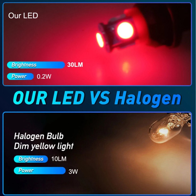 shyfrult For 55-1972 Chevy LED Dash Instrument Panel Cluster Gauges