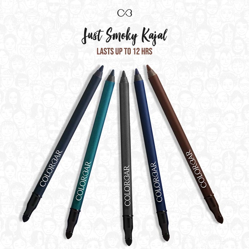 Colorbar nur smoky kajal, nur schwarz, 1,2 g