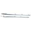 2Pcs Chrome Rear Left and Right Side Bumper Fascia Molding