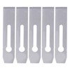 5Pcs Planer Blades Steel 38mm Portable Knife Replacement Accessories for