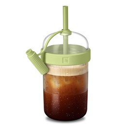 Nespresso Travel Tumbler, Federico Peri Design, Limited Edition, For Cold Drinks Only, 540ml, Pistachio