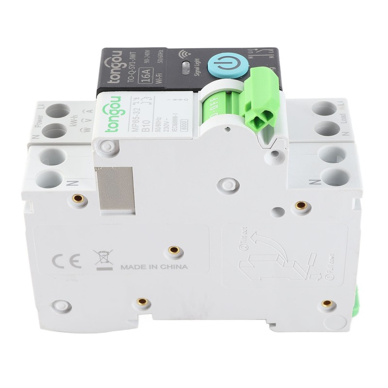 Small Intelligent Circuit Breaker Voice Control Timed Delay Remote WiFi