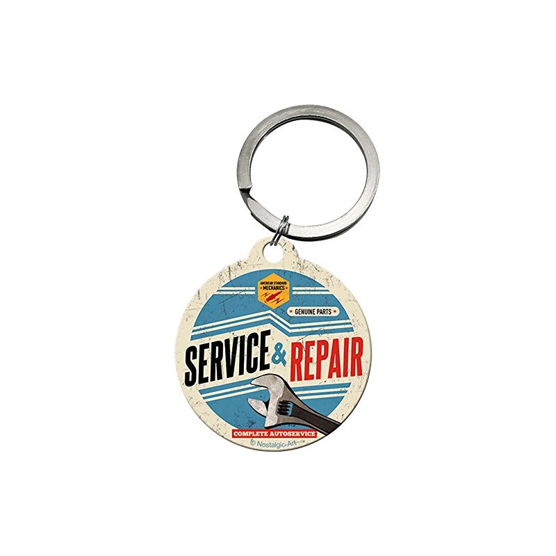 Nostalgic-Art-S Corner Biker'&Repair Service Key Ring Diameter 4 CM