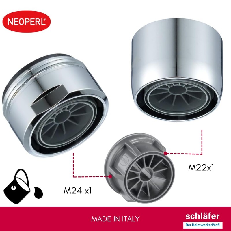 Schläfer 180219 | Universal Aerator Inner Part for M22/M24 Thread