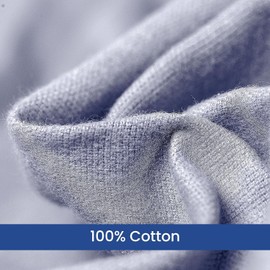 Linteum Textile Supply 100% Cotton Hospital Patient Bath Blanket, Bed Bath Sheet, Twin Blanket Lightweight Sheet Blankets 70x90 in, 1.75 lb. Ice Grey