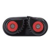 KSTE Black Aluminum Alloy Rope Buckle Holder Anchor Cam Cleat