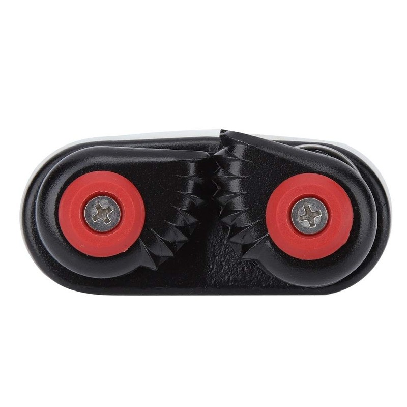 KSTE Black Aluminum Alloy Rope Buckle Holder Anchor Cam Cleat